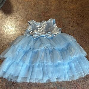 Elegant Blue Kids Formal Dress